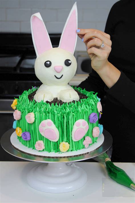 easter bunny cake recipe template